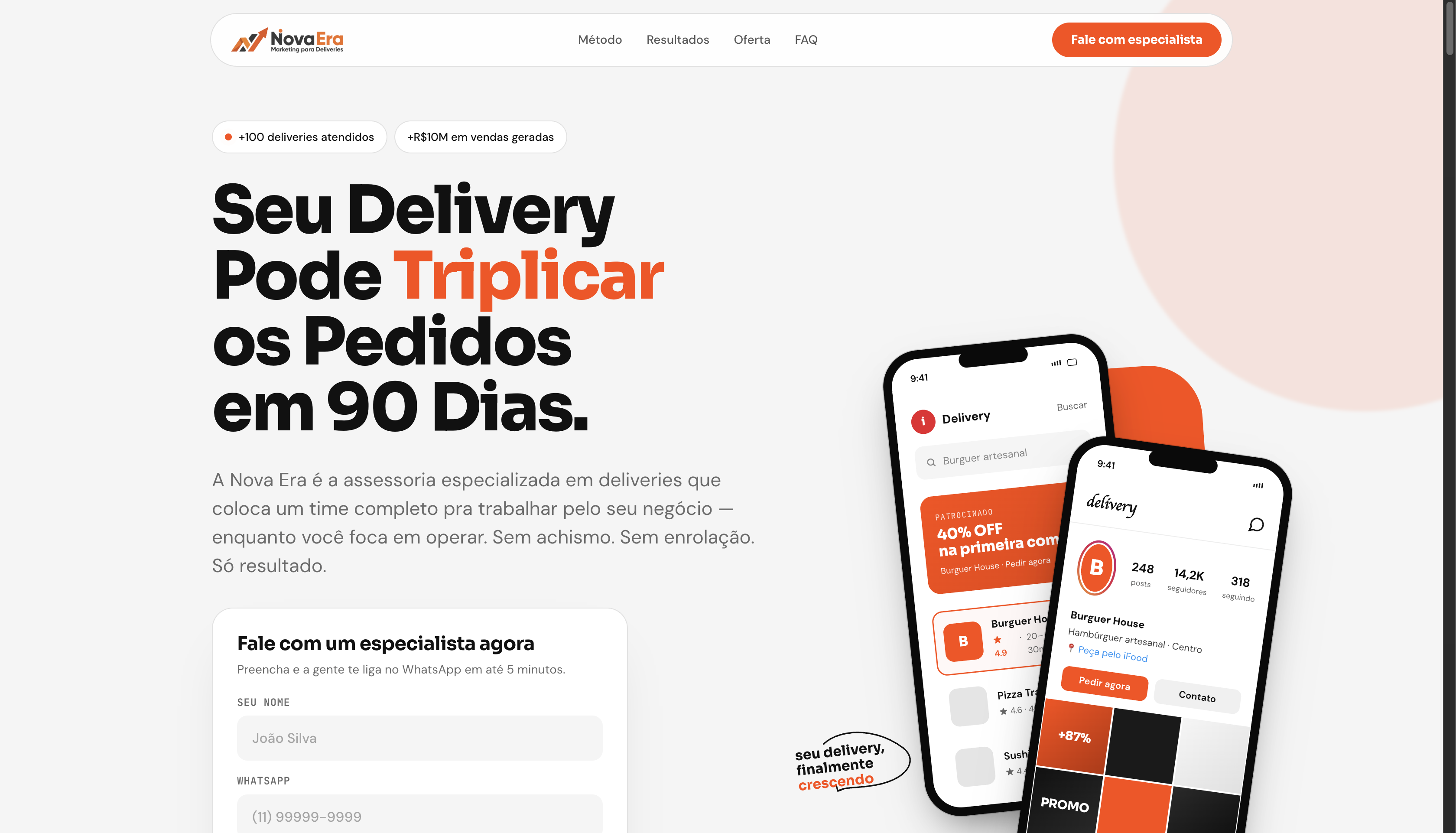 Captura de tela do site Nova Era